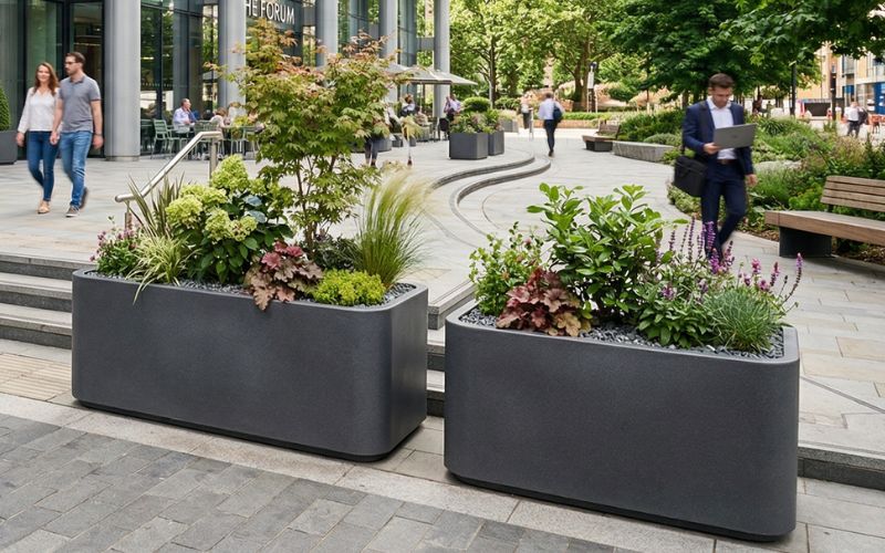 grp-planters-for-commercial-landscapes