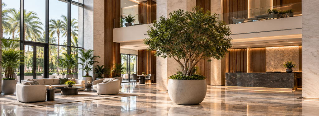 One monumental planter now does the visual work of an entire grouped arrangement.
